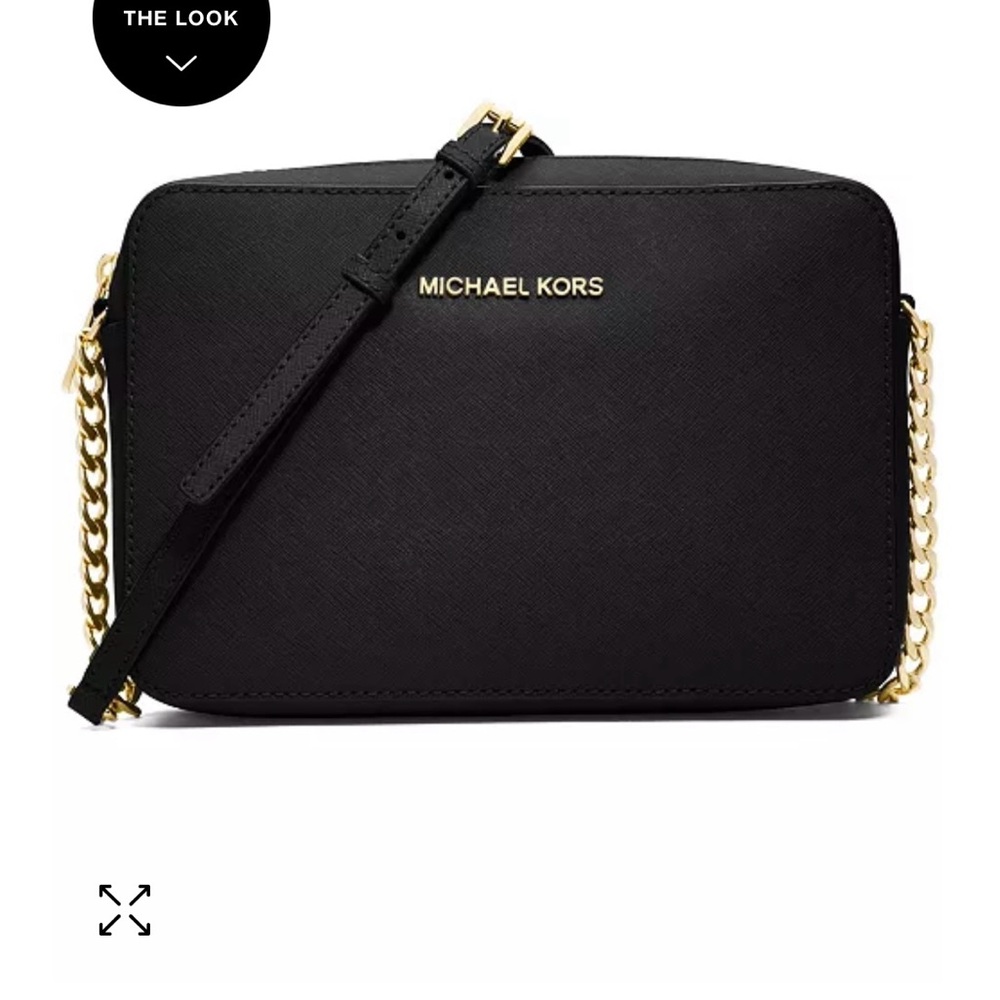 Michael Kors Leather Jet Set East West Crossbody